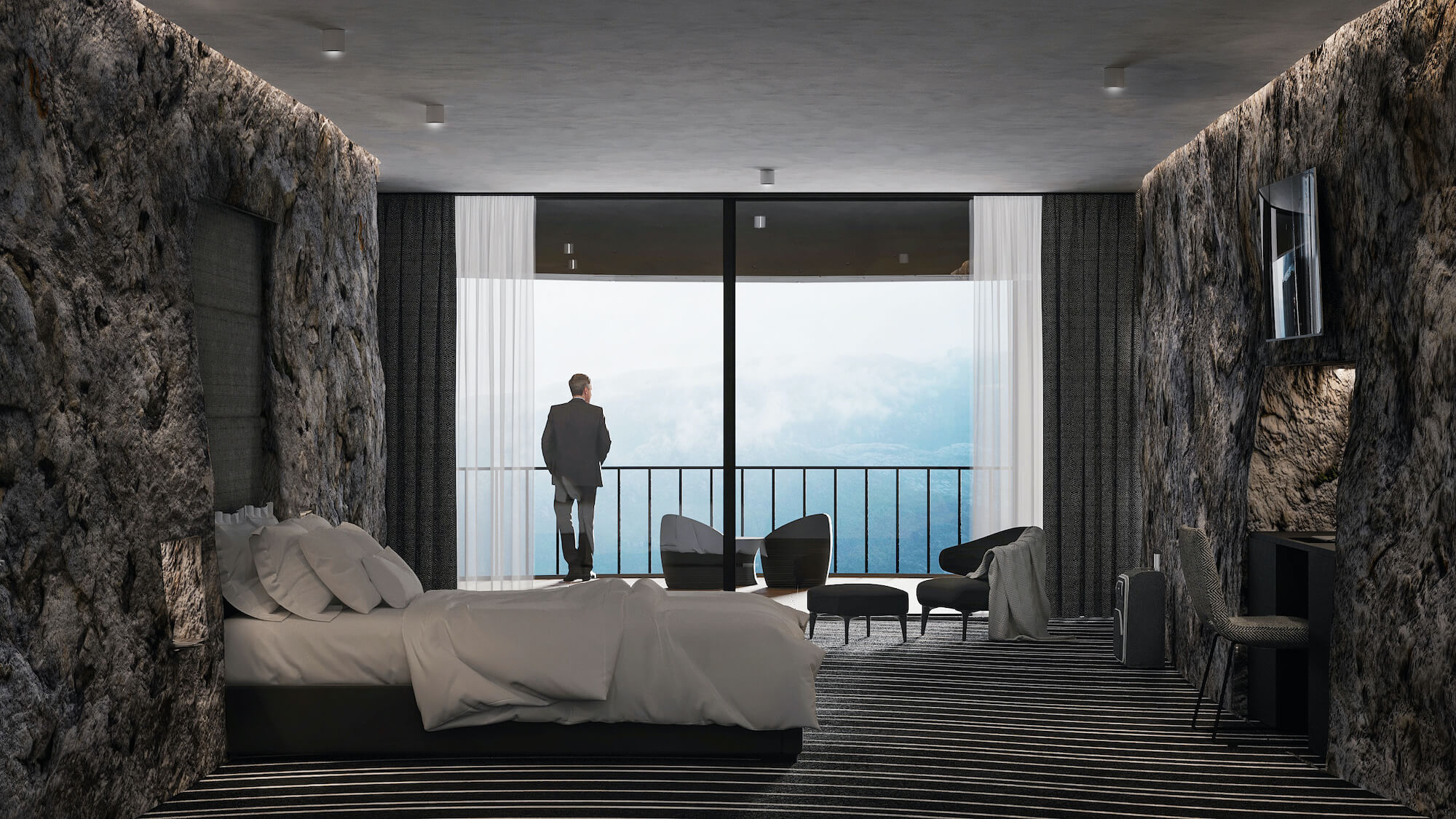 Cliff Concept Boutique Hotel in Prekeist Visualization